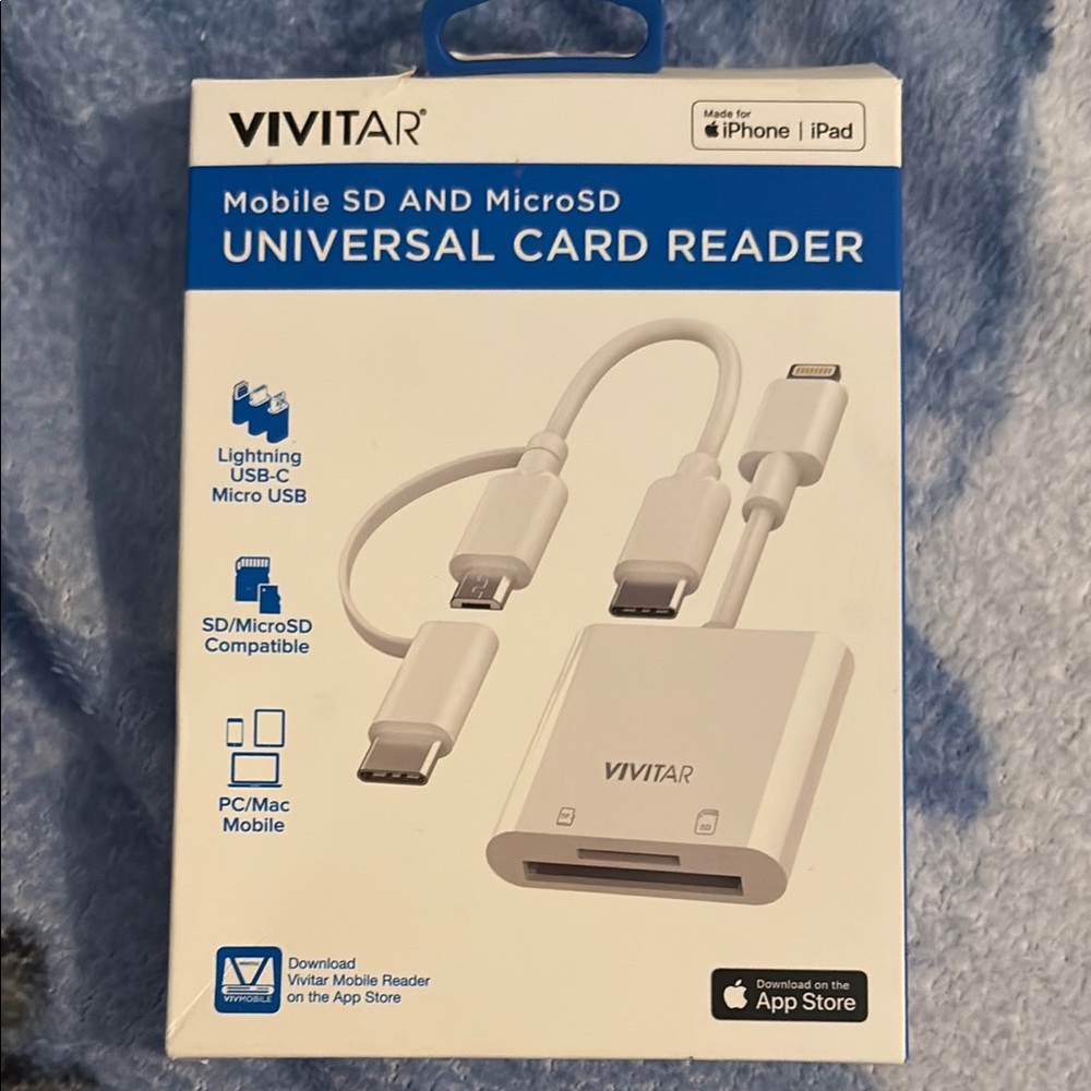 Vivitar White Universal Card Reader